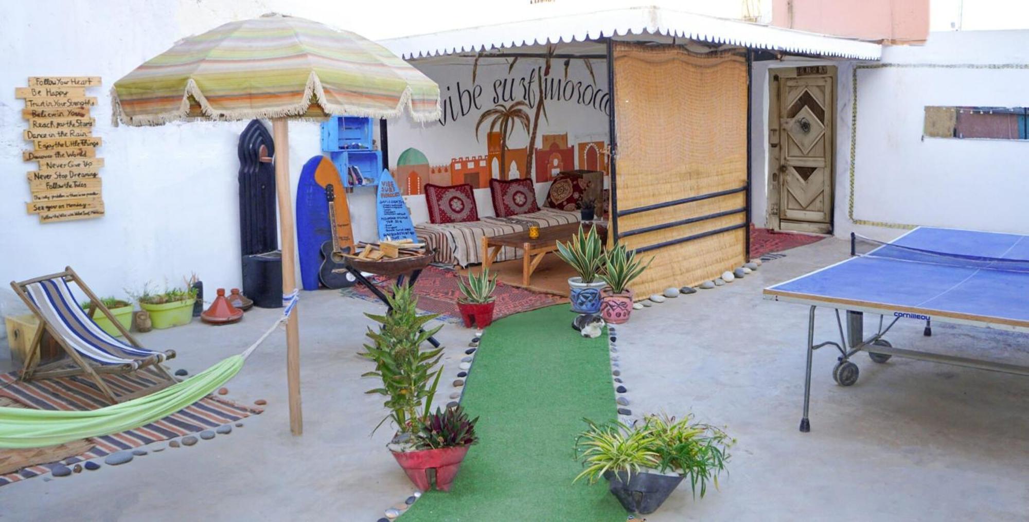 לינה וארוחת בוקר Tamraght Vibe Surf Morocco מראה חיצוני תמונה